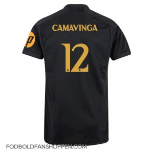 Real Madrid Eduardo Camavinga #12 Tredjetrøje 2023-24 Kortærmet